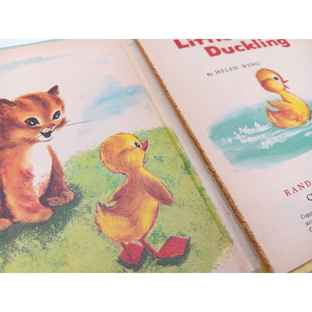 1956 LITLE DUCKLING by HELEN WING A Rand Mcnally Jr Elf CHILDREN'S BOOK - Picture 5 of 9